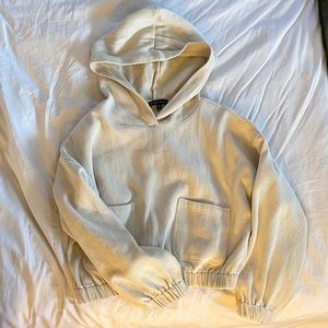 Crop Hoodie - Biege